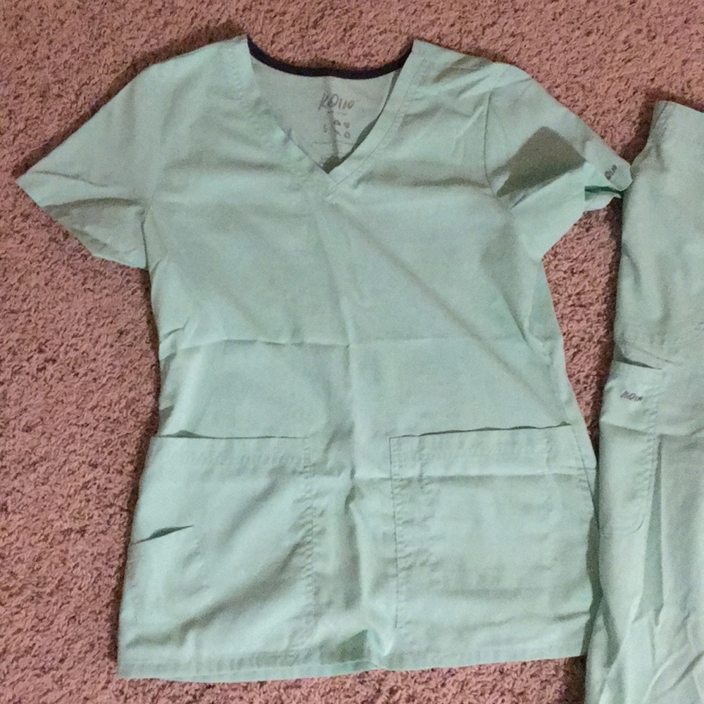 Mint color scrub set